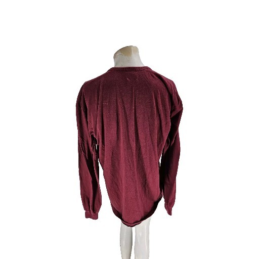 Race Brand By Goldstar Men’s Shirt 44 Red Cotton Henley 1960s Sanforized