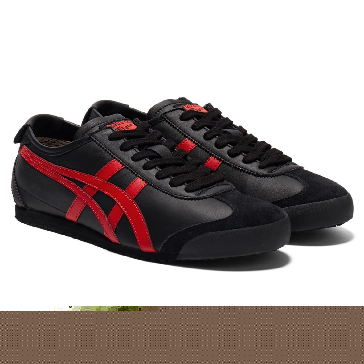 Onitsuka Tiger MEXICO 66 1183C102 004 BLACK CLASSIC RED