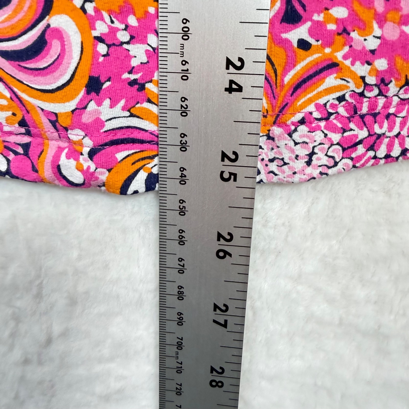 IBKUL 1/4 Zip Golf Top Women’s M Pink Orange Floral Geo UPF 50+ Cooling Shirt