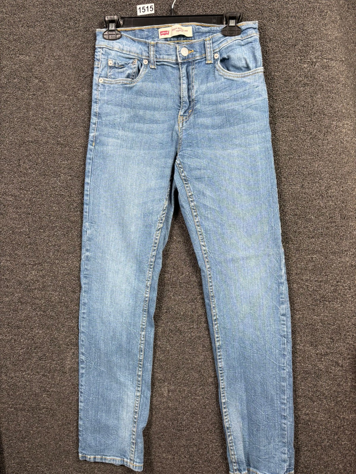 Levi’s 502 Jeans Boys 16R 28×30 Blue Regular Taper Leg Stretch Medium Wash Denim