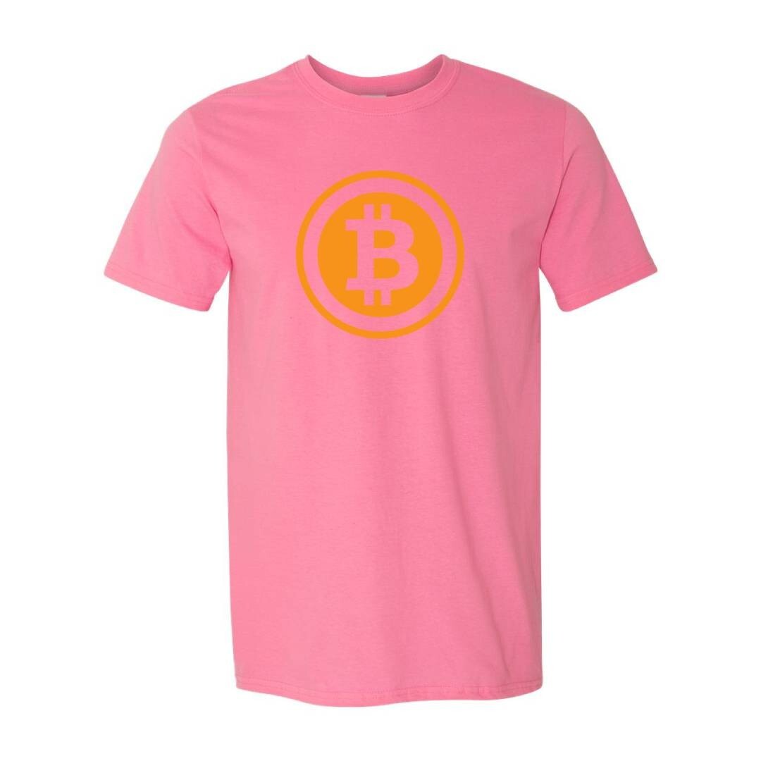 Bitcoin Logo Crypto Symbol Tshirt Cryptocurrency Tee Print DTF T-Shirt S/5XL