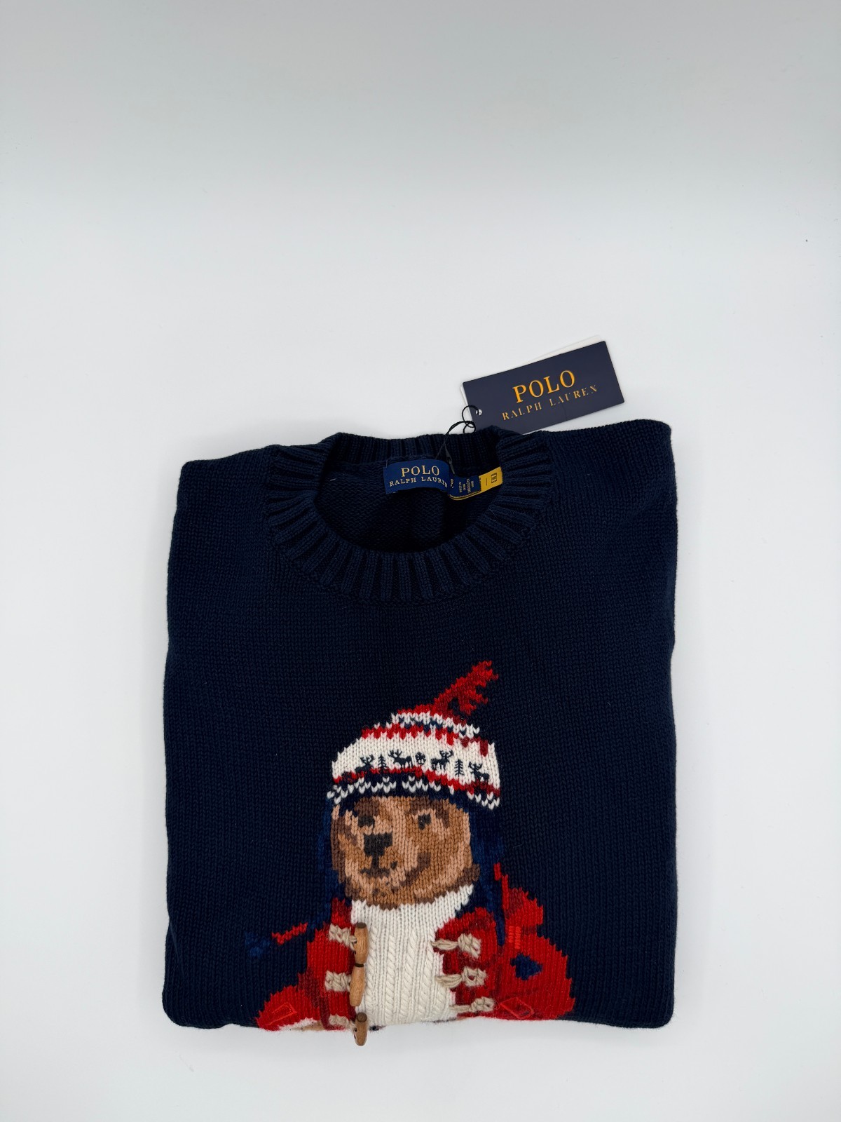 Polo Ralph Lauren Bear Sweater NWT | Size S | Holiday Limited | Rare