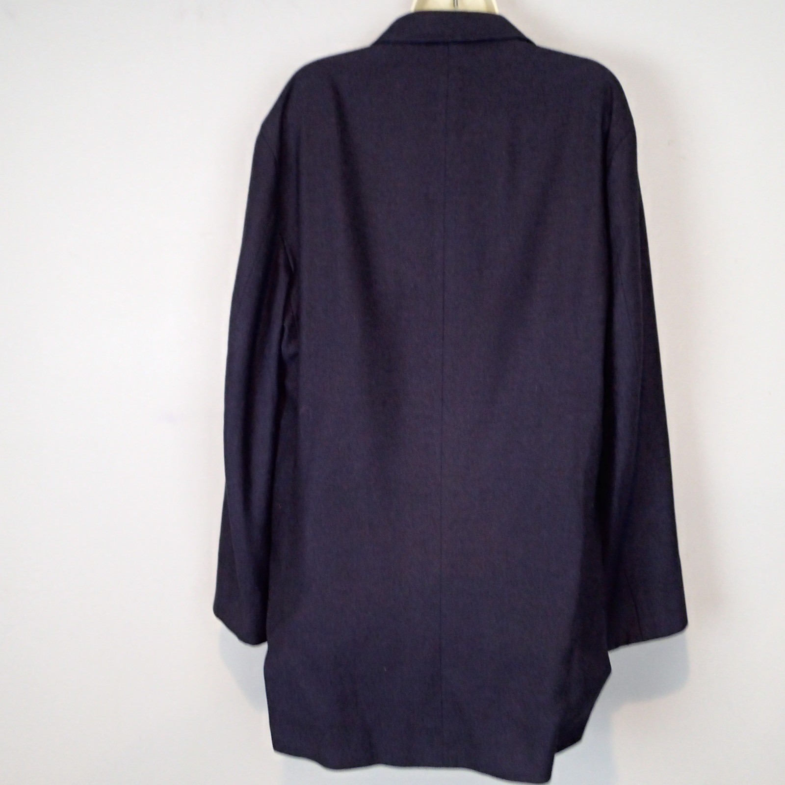 Ermenegildo Zegna Jacket Men Large ? Blue Cashmere Silk Coat Italy Preppy overco