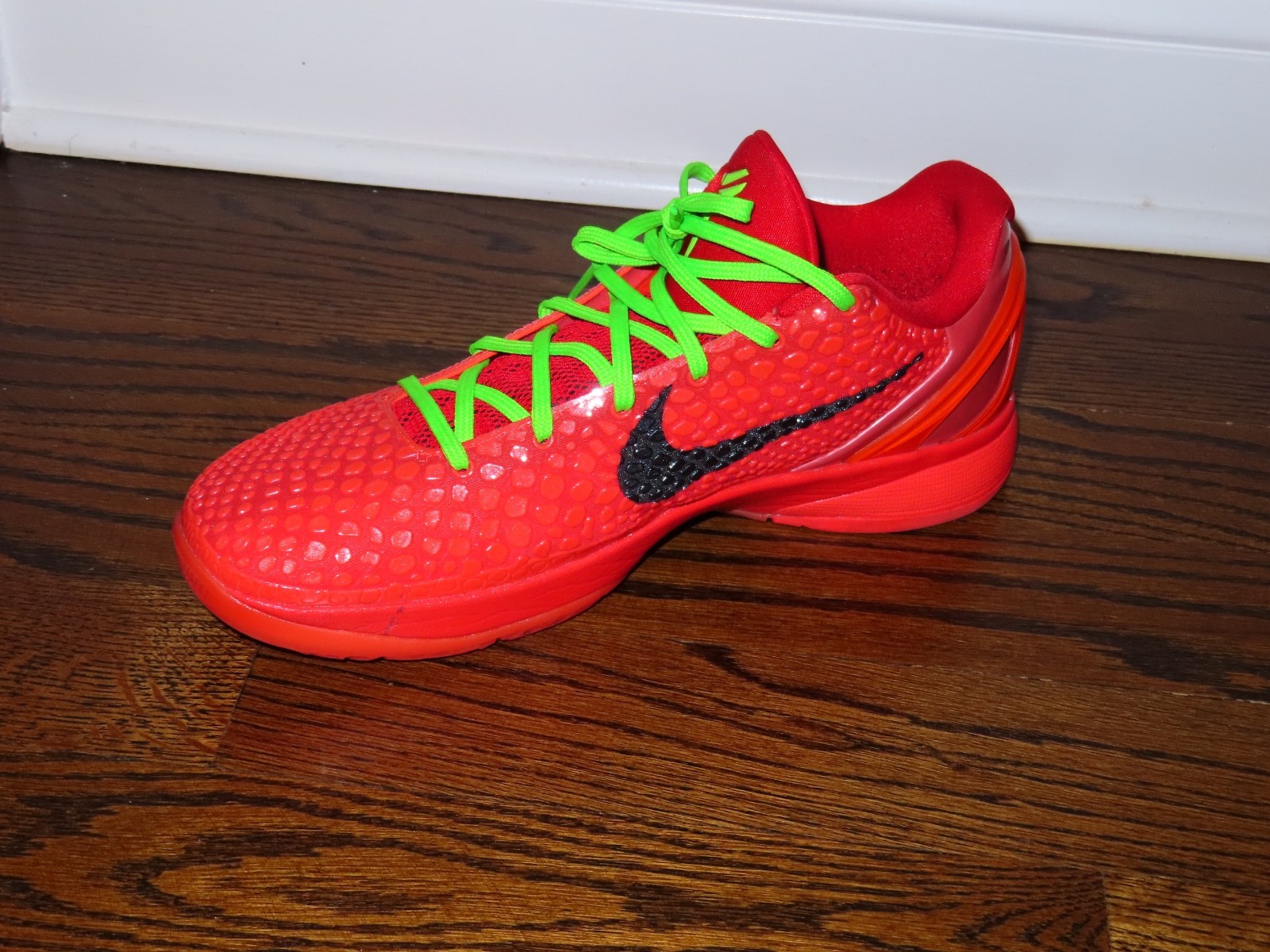 Nike Kobe Grinch Protos : Size 13 : Red Colorway : Excellent Condition 🔥🔥