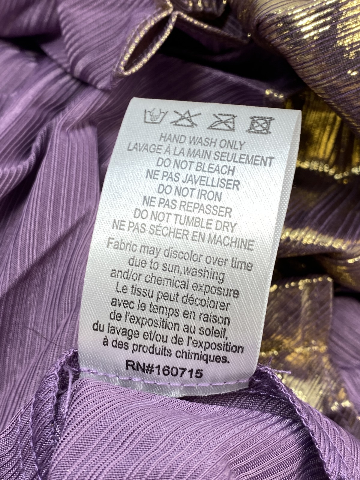 Retrofete Womens Maxi Dress Purple/Gold Size S Thalia Halter Neck Pleated