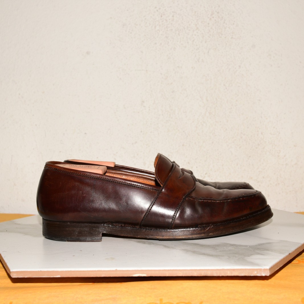 Polo Ralph Lauren England Shell Cordovan Penny Loafer Men US 9.5 D