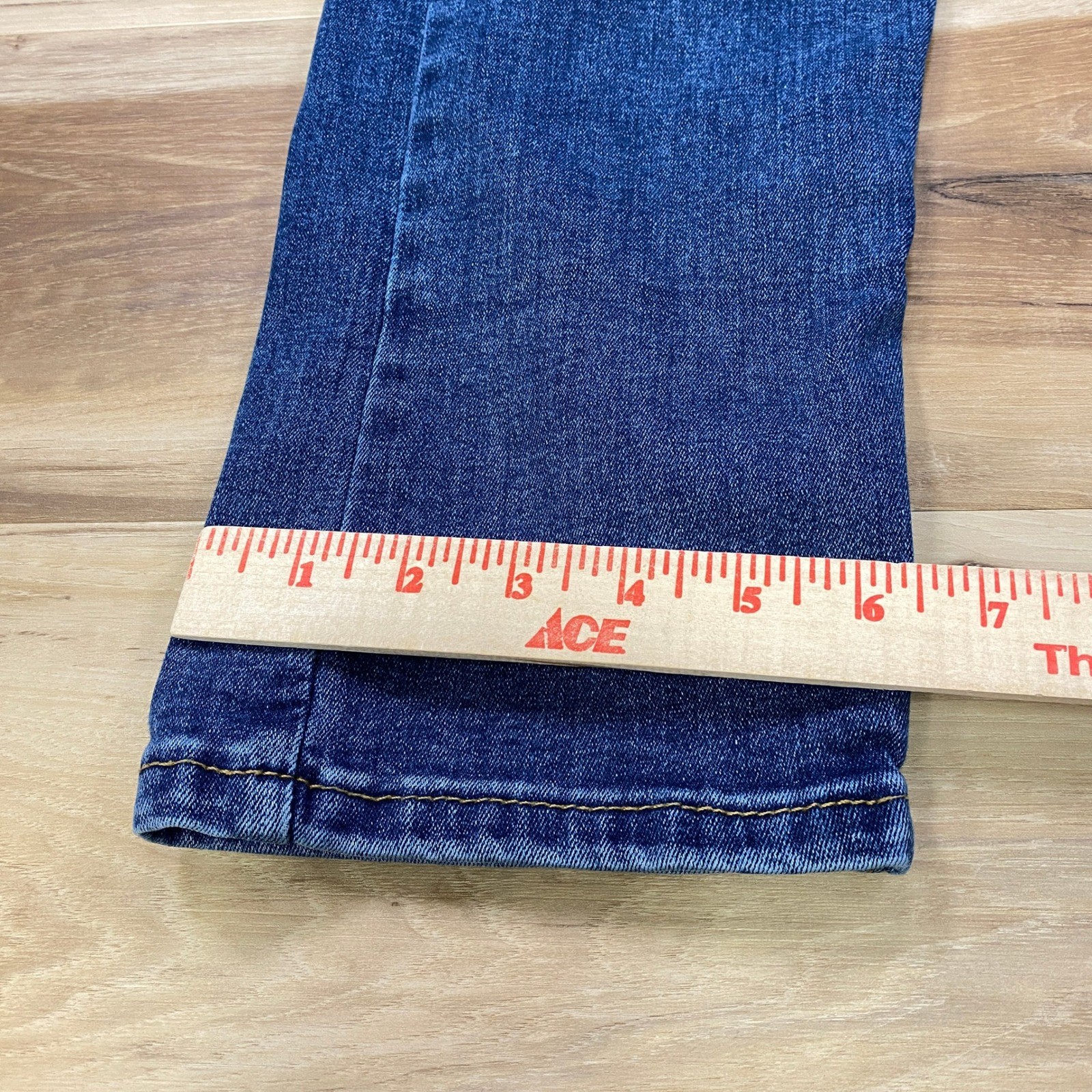 Levi’s 502 Taper Jeans Mens 32×32 Heritage Cotton Blend Regular Fit Blue Indigo