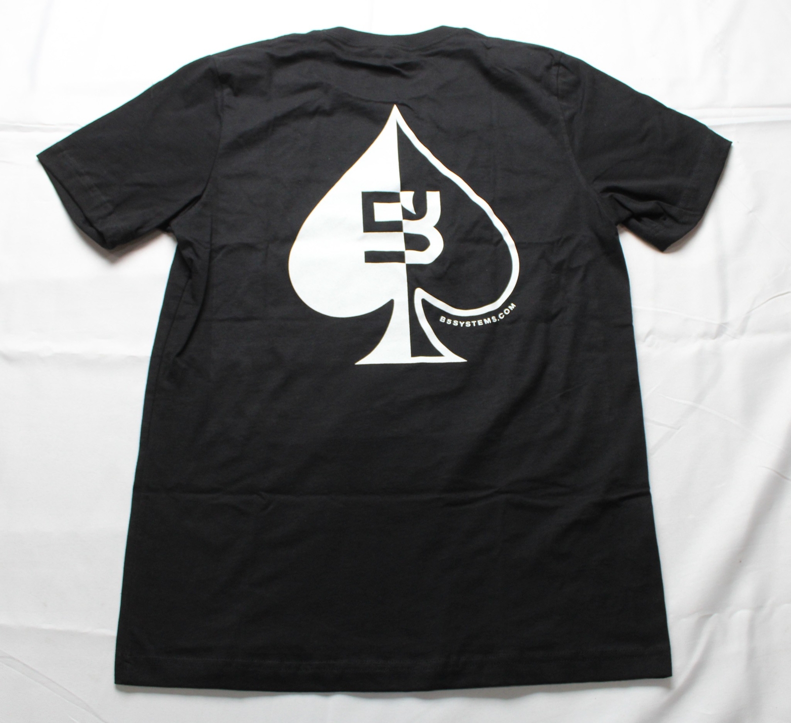 B5 Systems Men’s The Spade Graphic Print Cotton T-Shirt CG2 Black Medium
