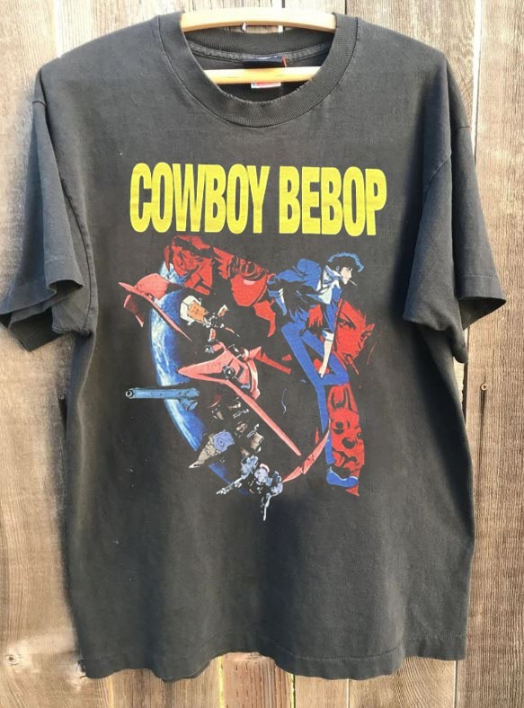 Cowboy Bebop Anime Classic Style Graphic Charcoal Unisex T shirt S-5XL WA5391