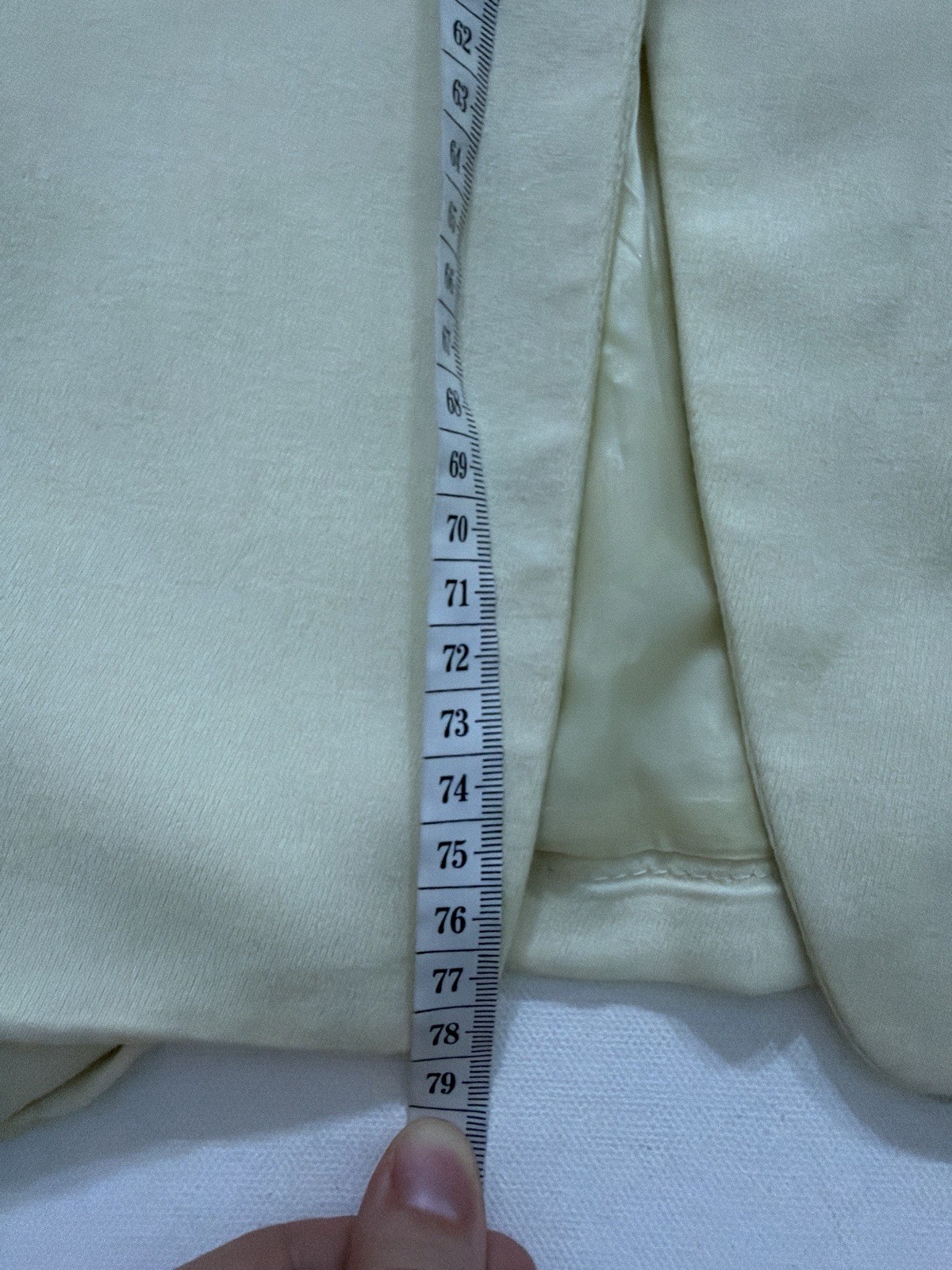 Vintage Mani Cream Yellow Wool Viscose Blazer Jacket UK 12 46