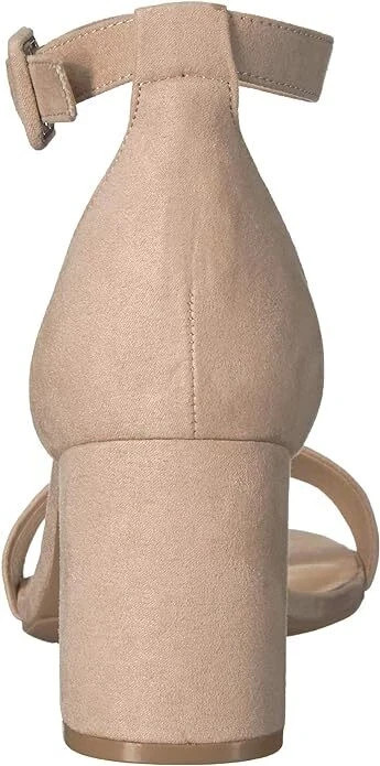 CL by Laundry Jody Block Heels Ankle Strap Womens Beige Dress Sandal JODY-NDE8.5
