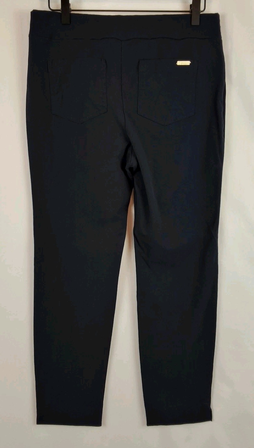 Spartina 449 Womens Pull On Pants Navy Blue Stretch Rayon Nylon Spandex Sz-XL