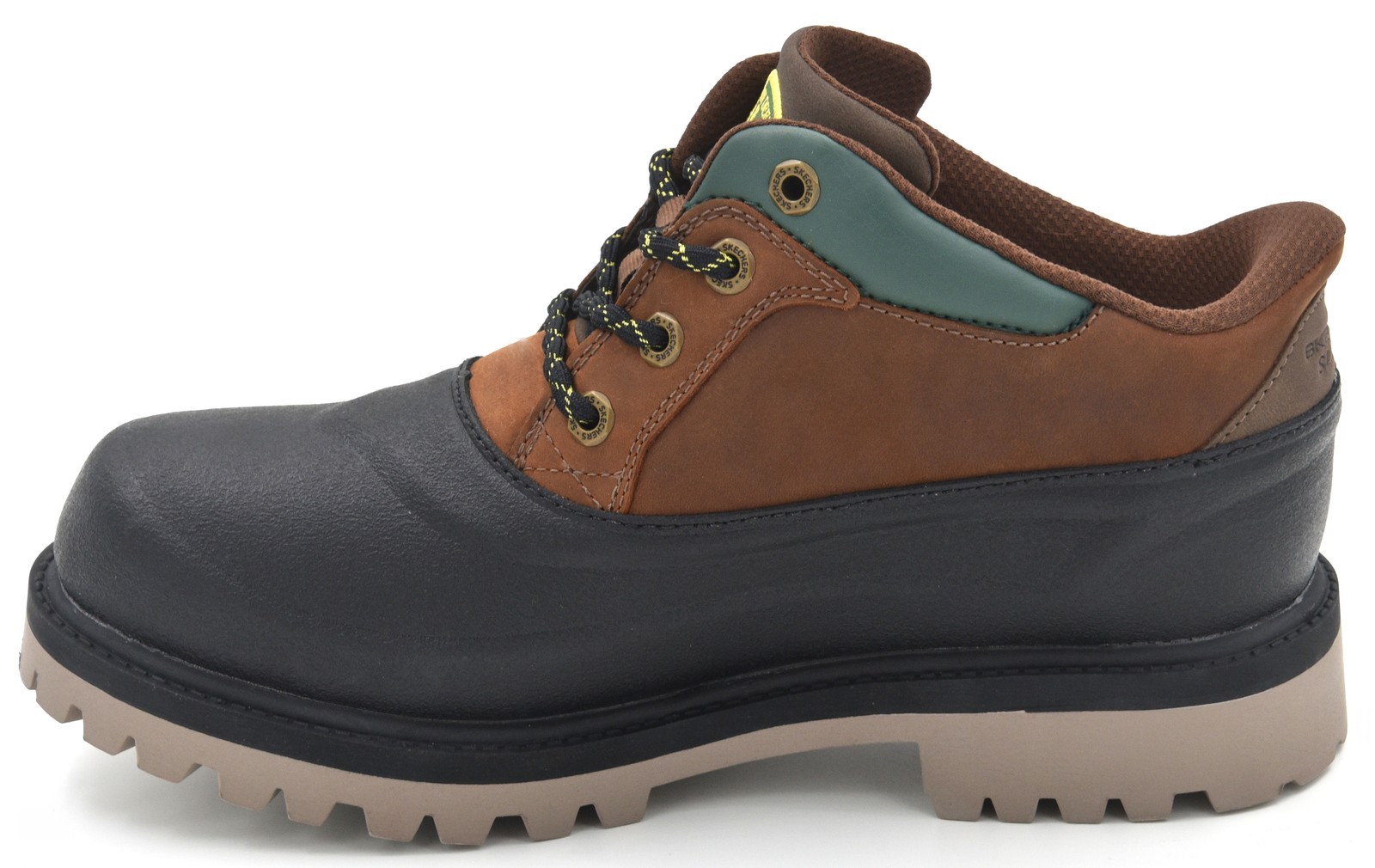 Skechers Men’s Sergeants – Aldridge Slip-Ins Waterproof Boots 256089 BRBK