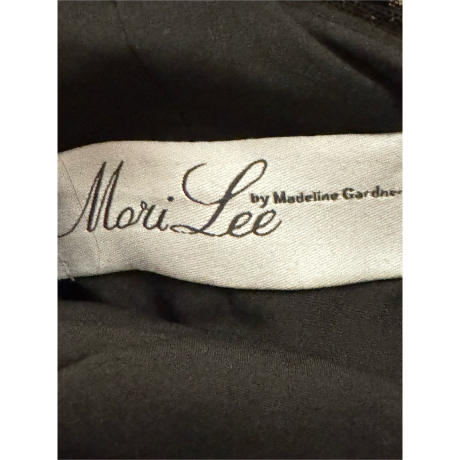 Mori Lee Women’s Black Maxi Lace Gown – Size 14 b81