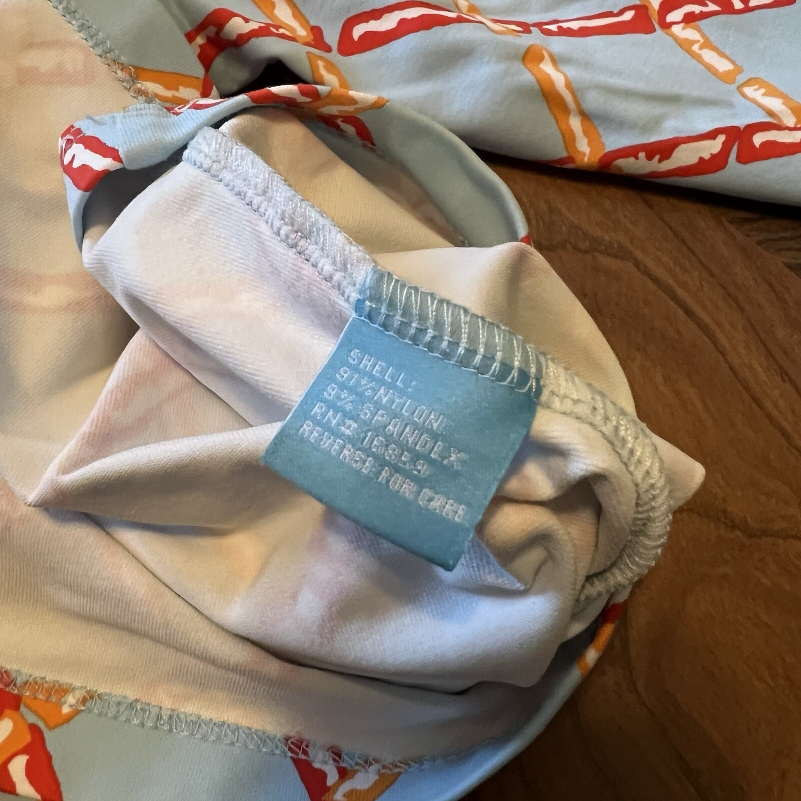 J McLaughlin Catalina Cloth Argyle Sticks Pattern Blue Multicolor Womens S