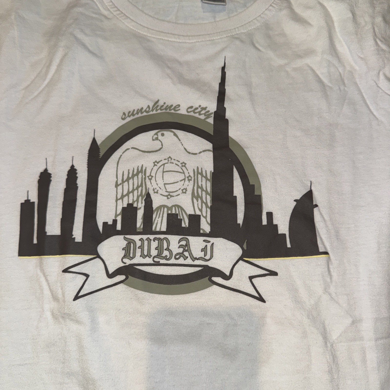 Al Jaber White Dubai T-Shirt Size Extra Large Purchased In Dubai XL New NWOT