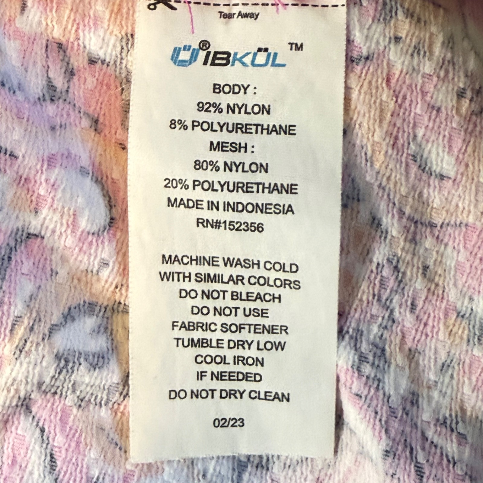 IBKUL 1/4 Zip Golf Top Women’s M Pink Orange Floral Geo UPF 50+ Cooling Shirt