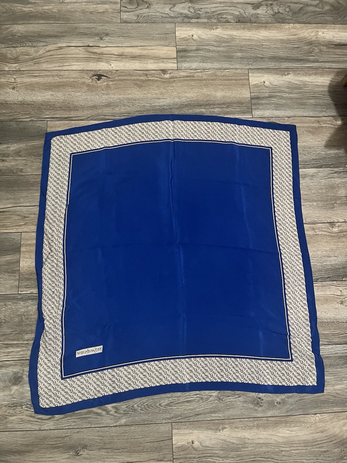 Vintage 100% Silk Yves Saint Laurent Scarf (35 in x 34 in)