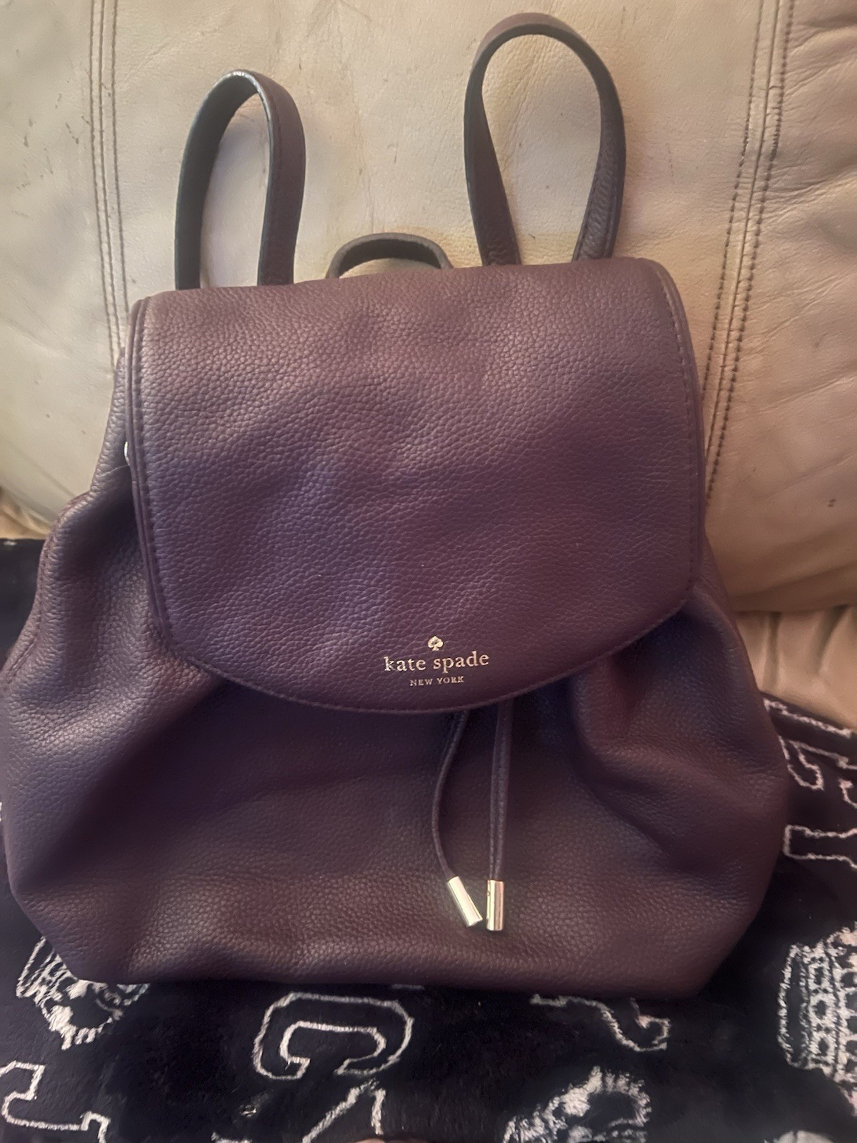 Kate Spade Medium Backpack-Leather, Fully adjustable-Excellent Condition