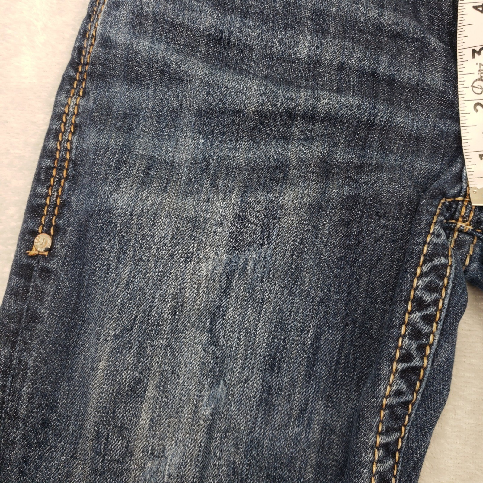 Silver Jeans Womens Kelli Boyfriend Relaxed Skinny Jeans Blue 26 (28) Low Rise