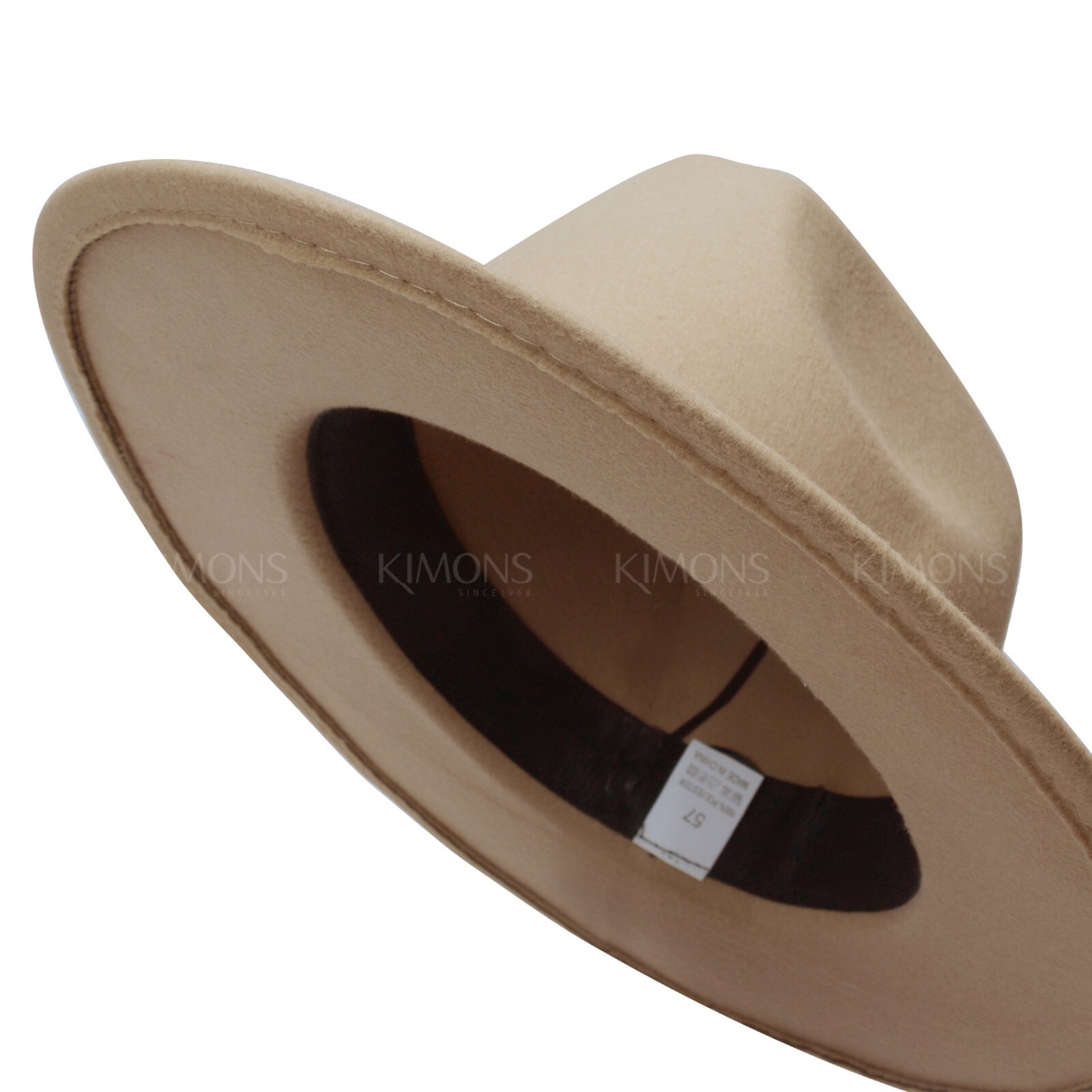Wool Fedora Hat Felt Panama Cap Jazz Classic Wide Brim Belt Buckle Church Cowboy