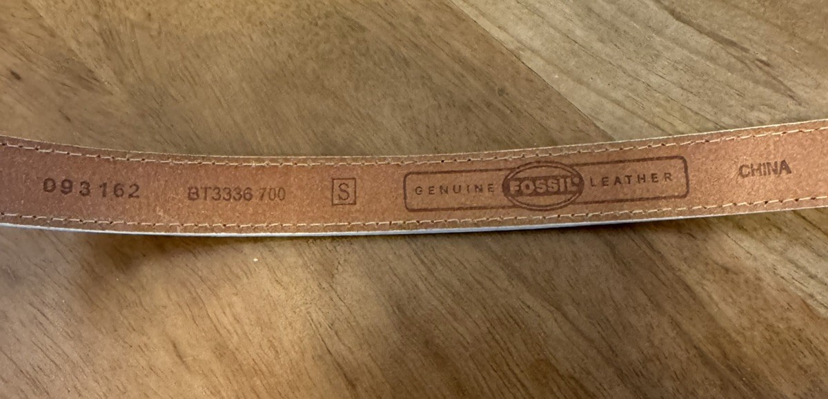 Fossil Belt Enamel Multi Color Silver Buckle Patent Leather Mustard Yellow Y2K S