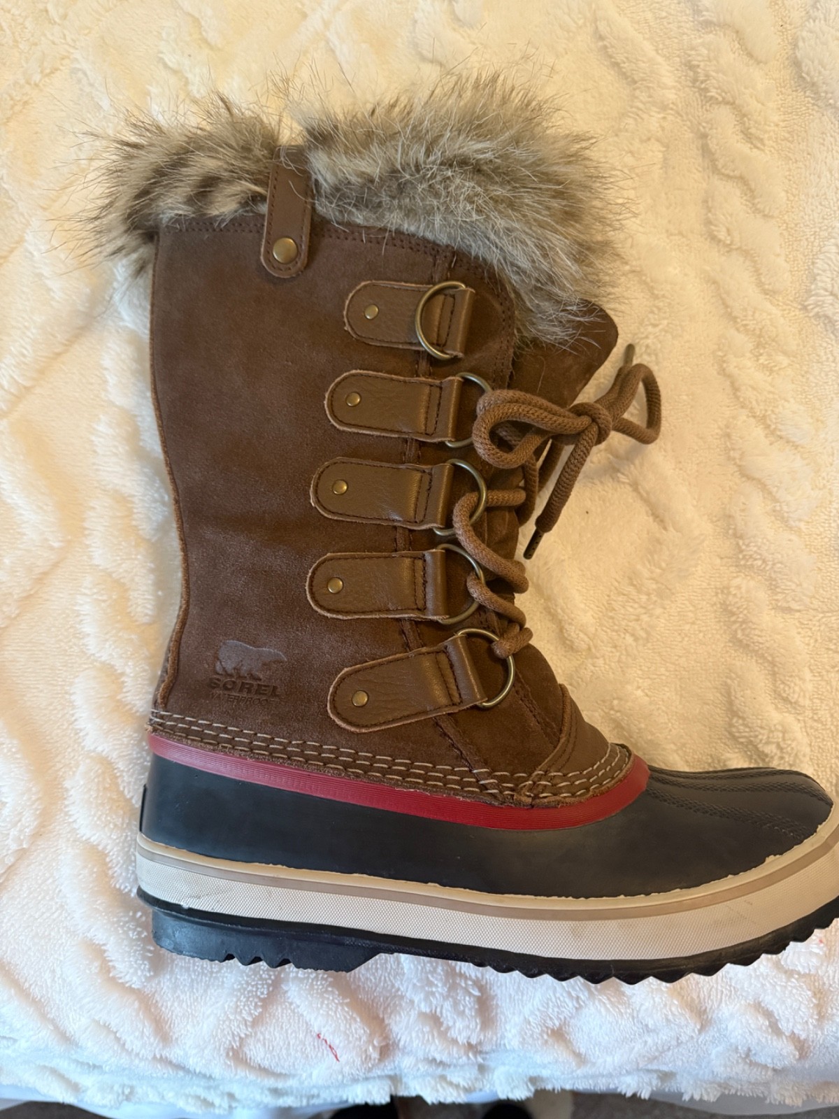 Sorel Joan of Arctic Boots for Women, Size 8-Brown