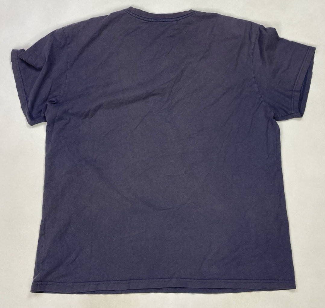Polo Jeans Ralph Lauren RL 67 Company Graphic T-shirt Men Medium Oversized Blue