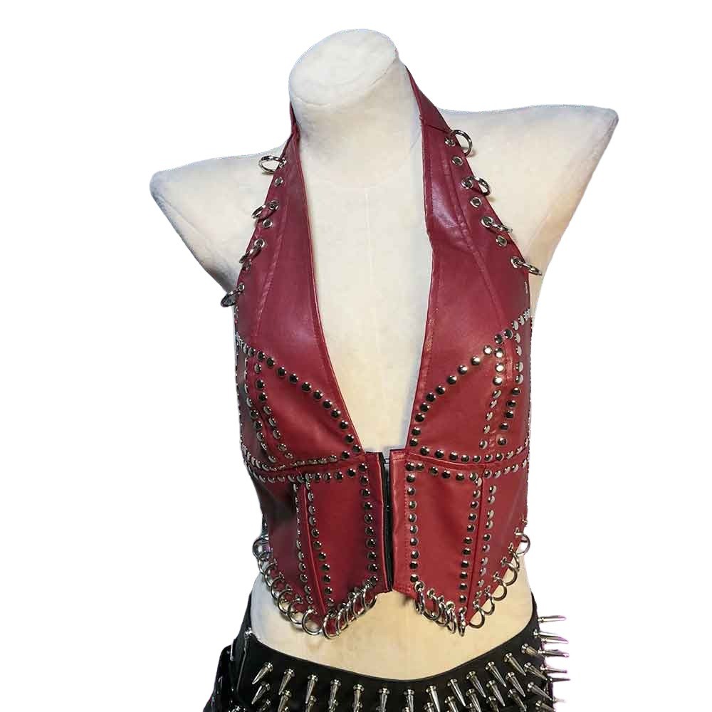 Goth Tops Emo Clothing Grunge Gothic Tank Punk Rock Clothes Spiked Y2K