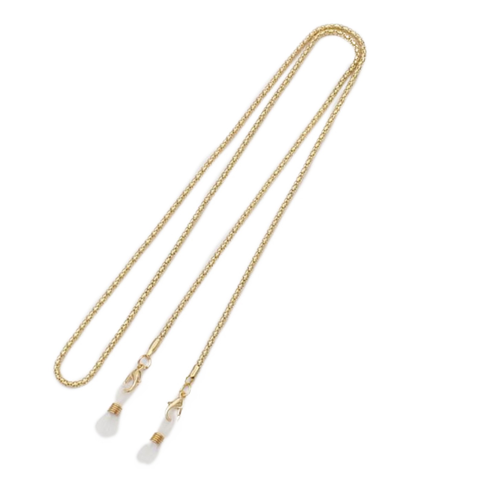 70cm/27inches Gold Non-slip Metal Glasses Chain Sunglasses Lanyard Mask Chain