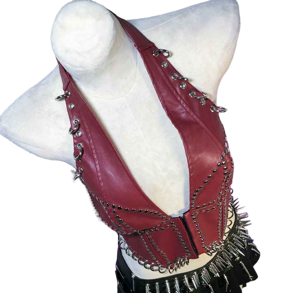 Goth Tops Emo Clothing Grunge Gothic Tank Punk Rock Clothes Spiked Y2K