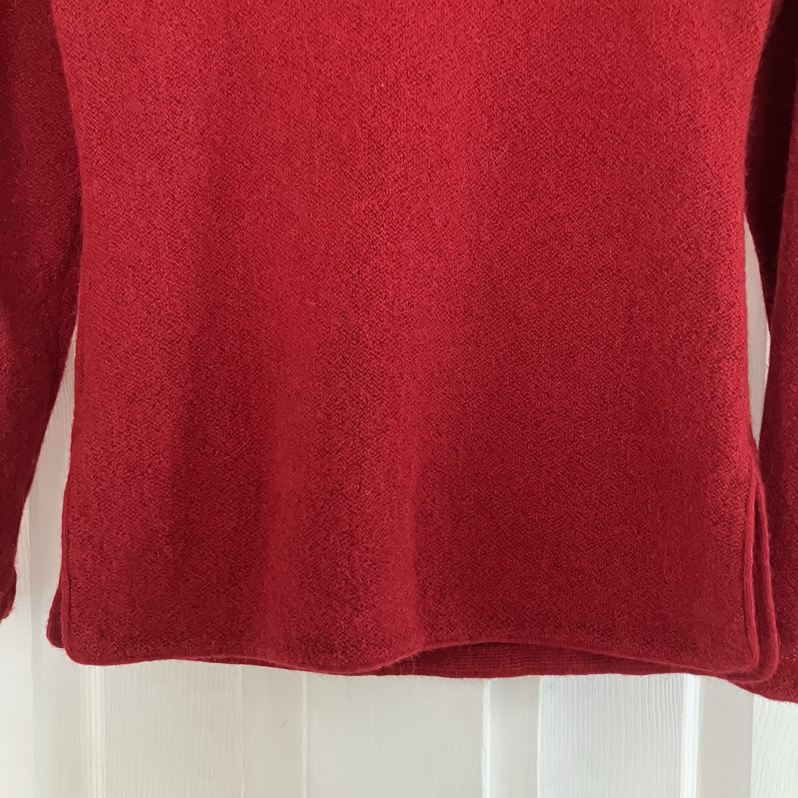 Alpaca 111 Jumper Red 100% Alpaca Made In Peru Size Medium