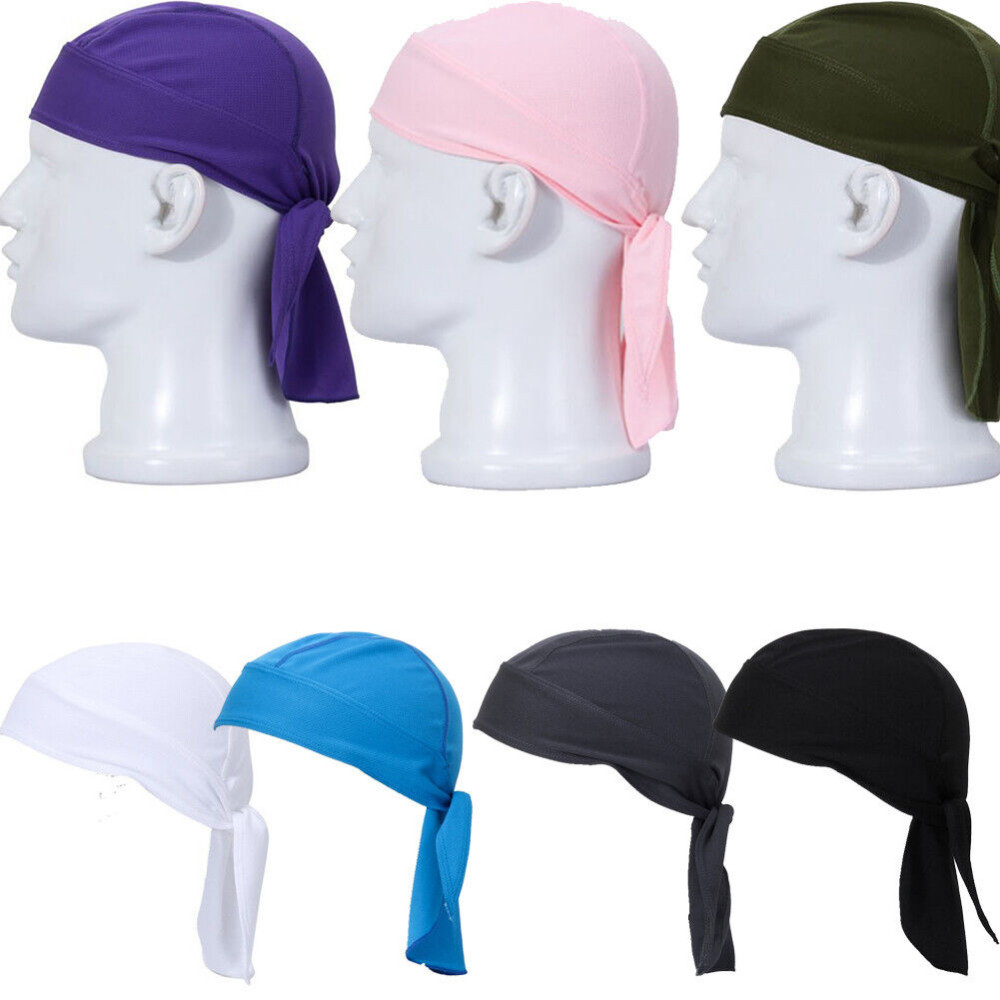 UV Protection Helmet Liner Skull Cap Dew Rags Head Wrap Beanie Hat for Men Women