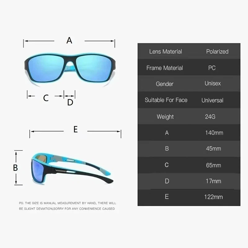 Polarized Sports Sunglasses UV400 Cycling Fishing Driving Men Women Outdoor