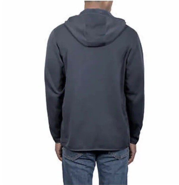 Kirkland Signature Men’s Hooded Fleece Jacket Black or Blue