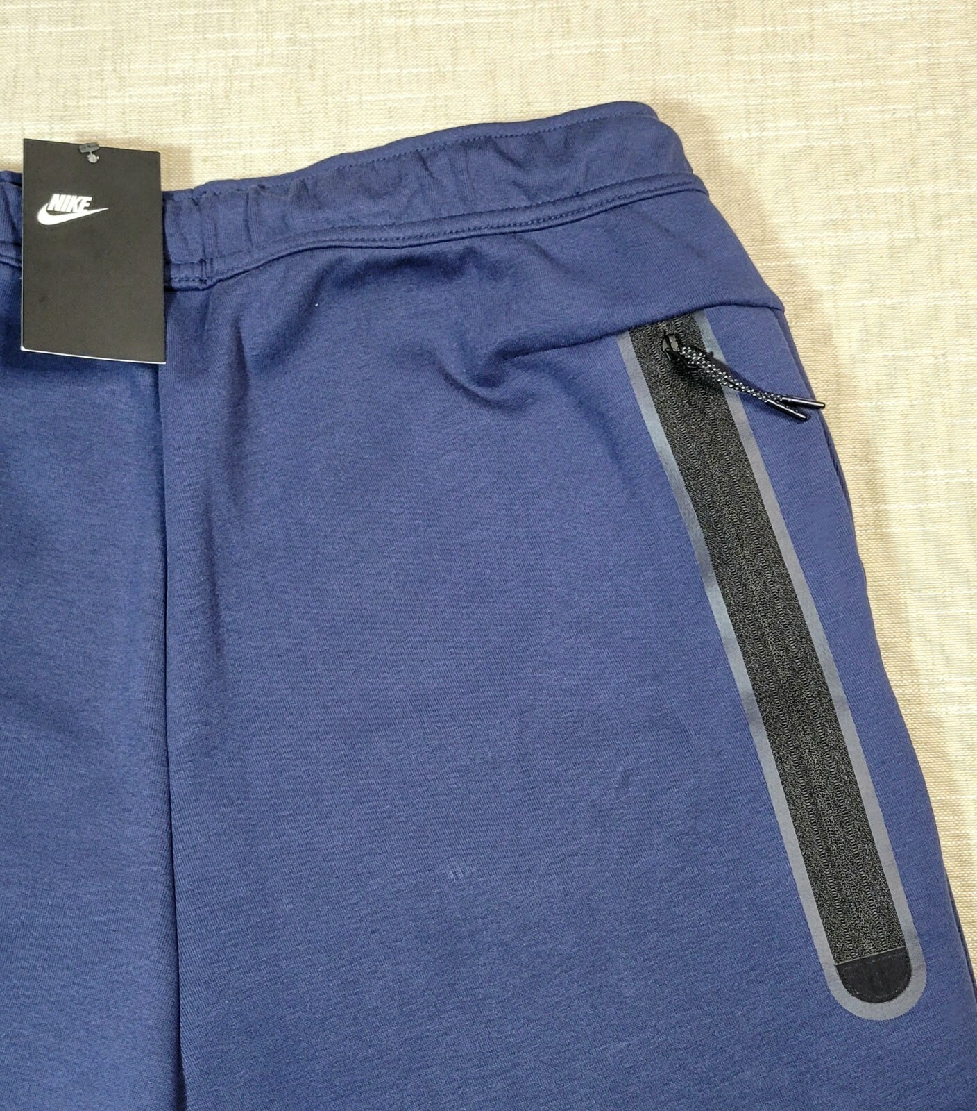 NIKE Tech Fleece Shorts Small Large 2XL Mens Navy Blue Black NSW Sportswear