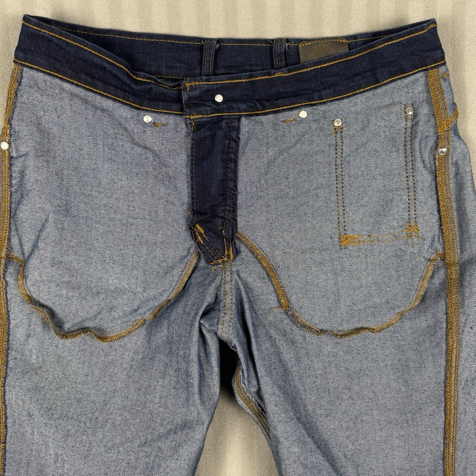 Origin Delta D68 Flex Jeans Men’s 36×30 Blue Dark Wash Straight Stretch USA Made