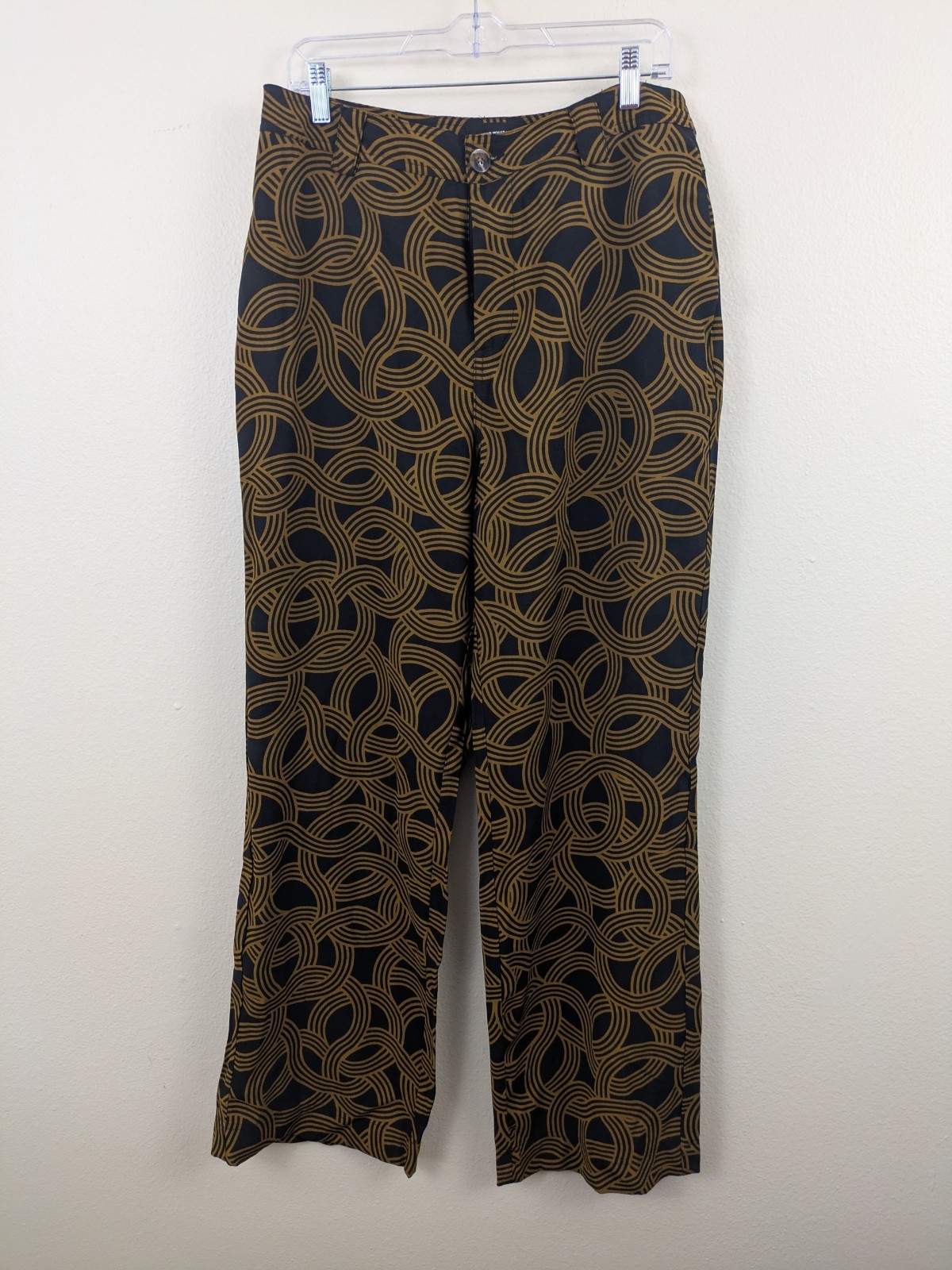 Who What Wear Wide Leg High Waist Pattern Pants
