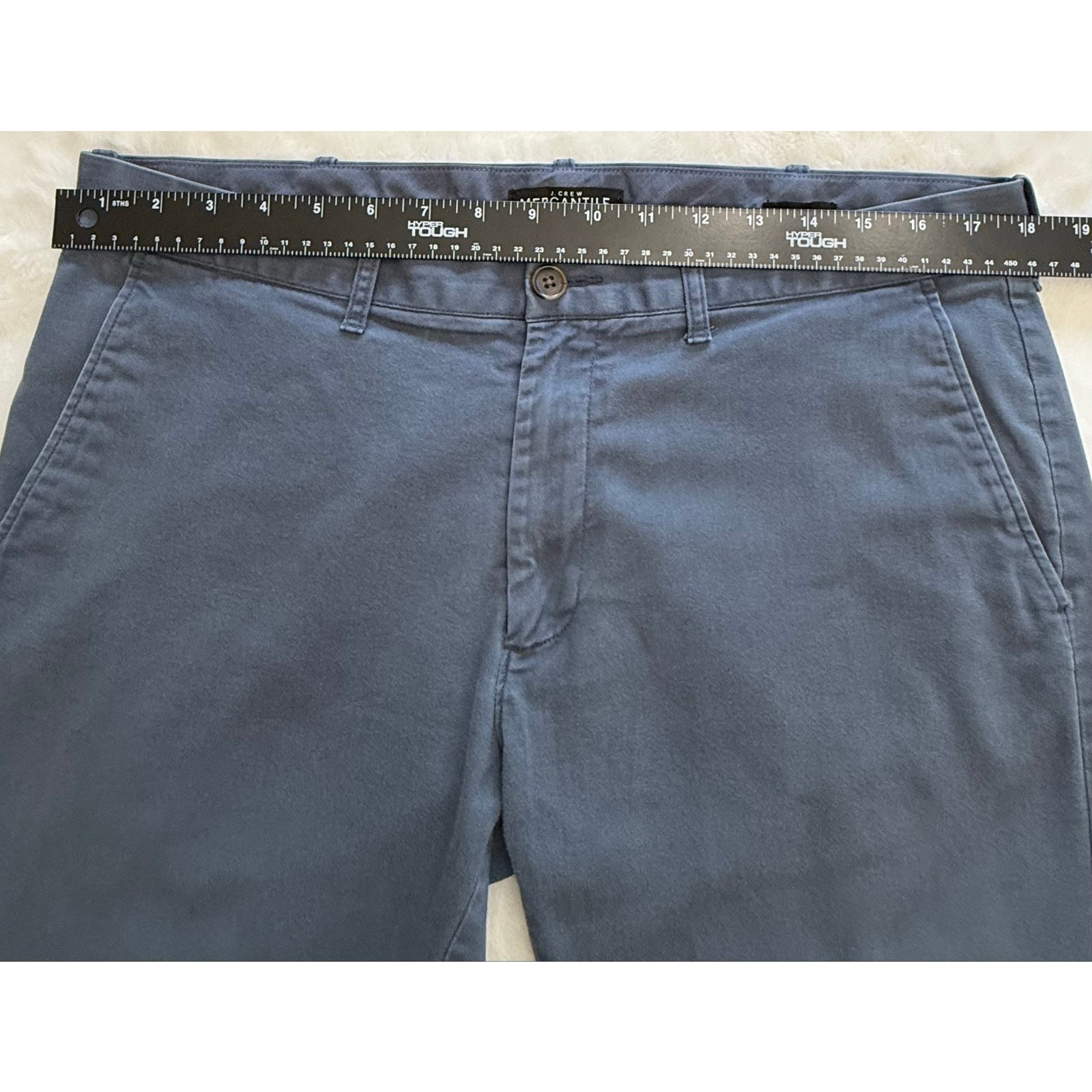 J.Crew Mercantile Men’s Flex Slim Fit Chino Pants Size 35 Slate Blue Steel Grey