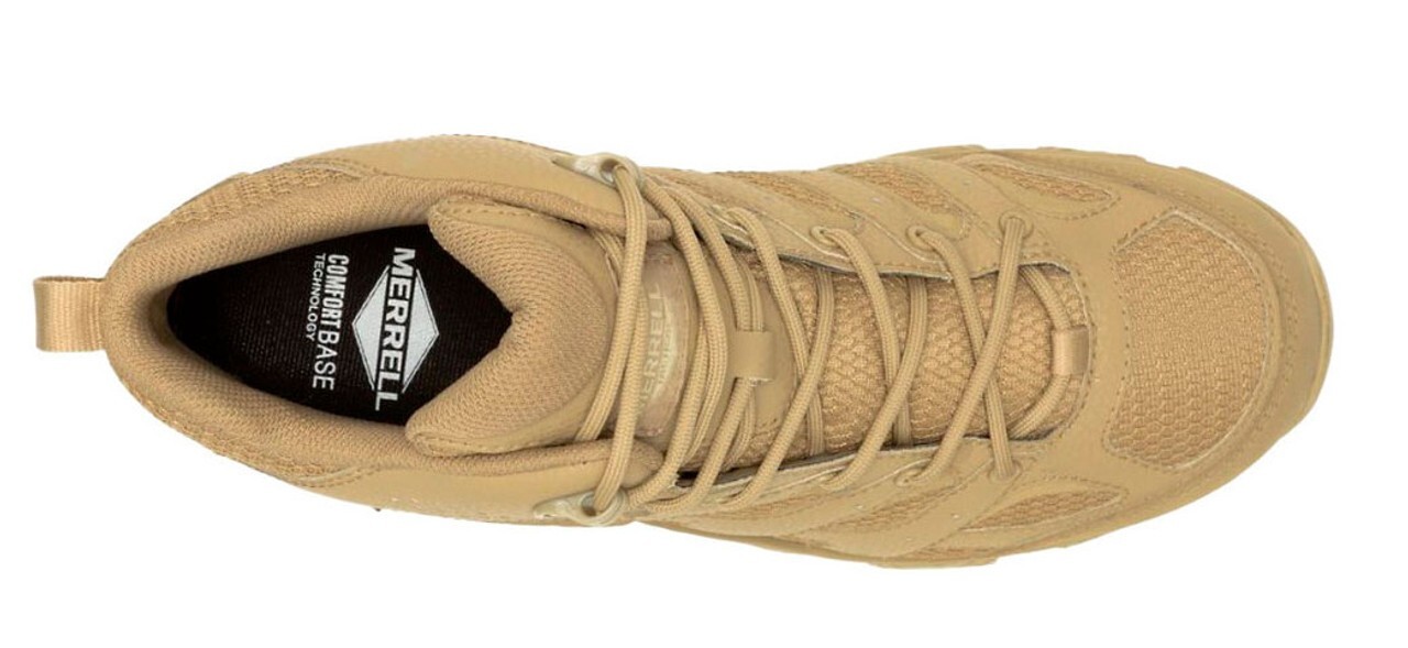 Merrell Men’s Moab 3 Mid Tactical Waterproof Coyote Boot