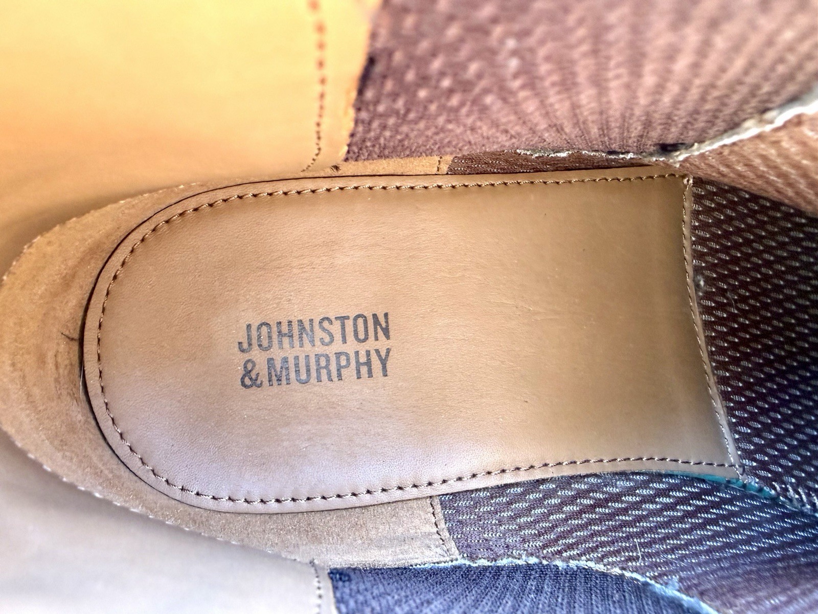Johnston & Murphy Barrett Chelsea Boots Tan Oiled Suede TRUFOAM Men’s Size 10.5M