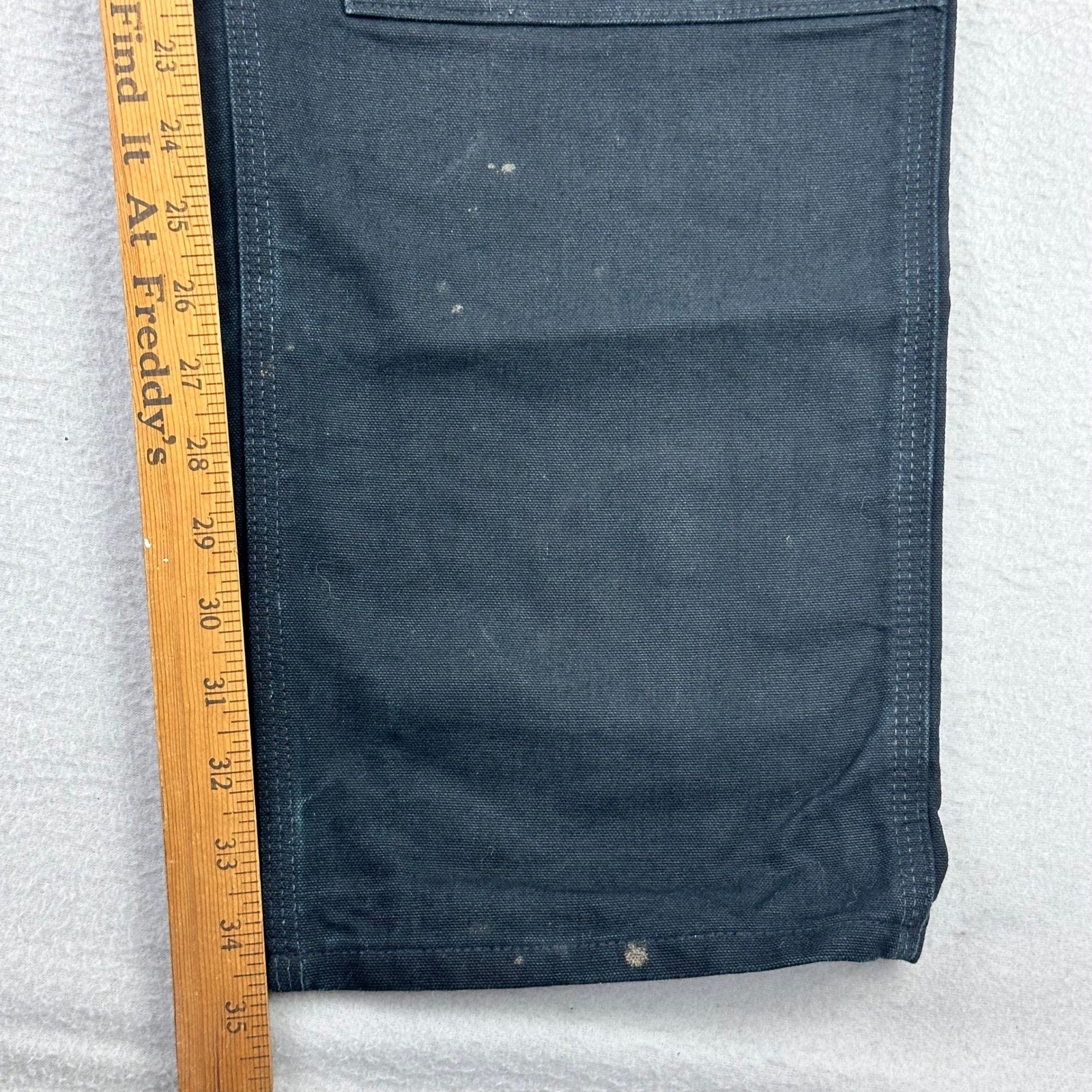 Carhartt Double Knee Work Pants B01-BLK Mens 36×34 Duck Canvas Loose-Fit USA Y2K