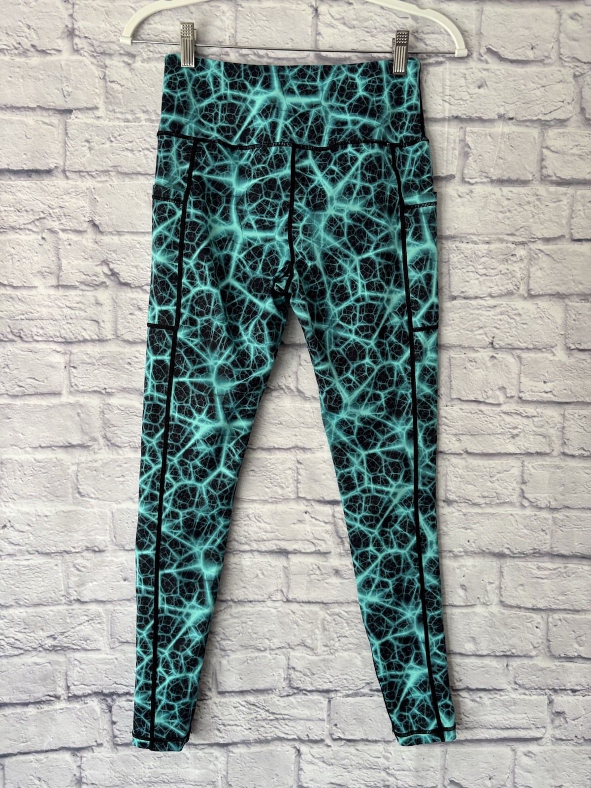 constantly varied gear leggings Electric Teal Black Leggings Women’s S Pockets