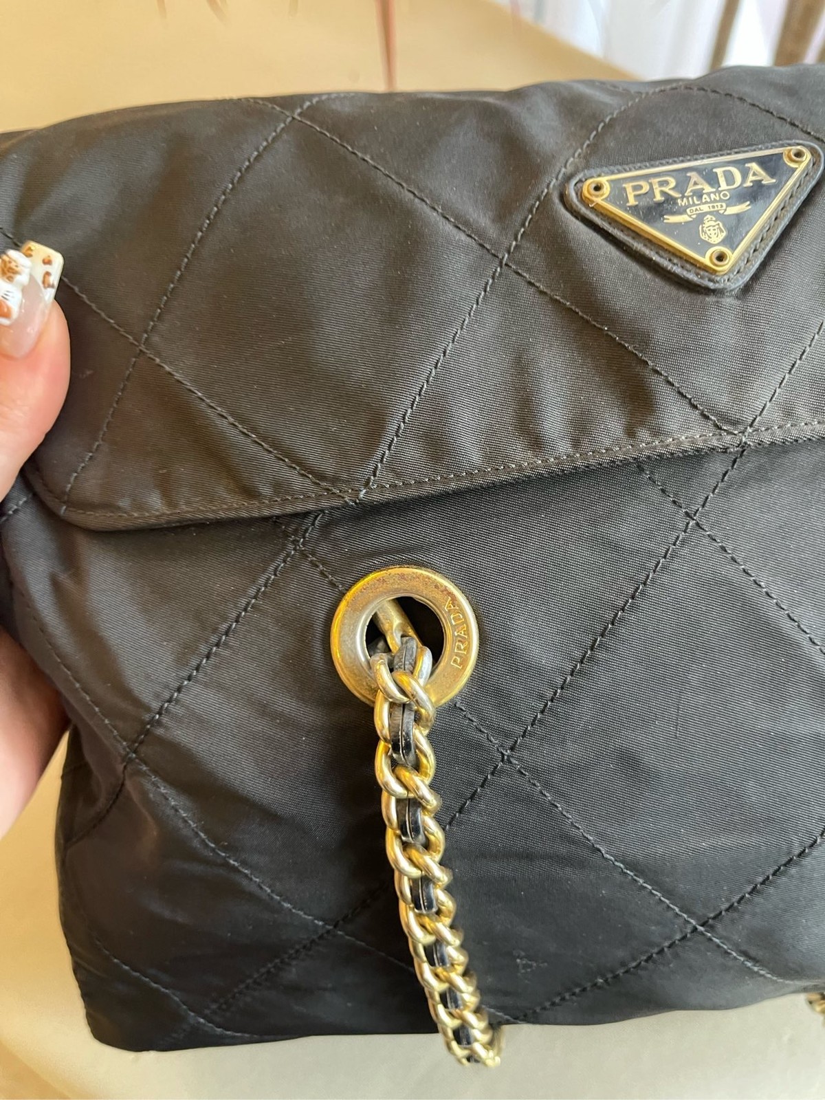 Prada Pre-Owned Authentic Luxury Handbag Black 1BG529_2AOS_F0008_V_COO