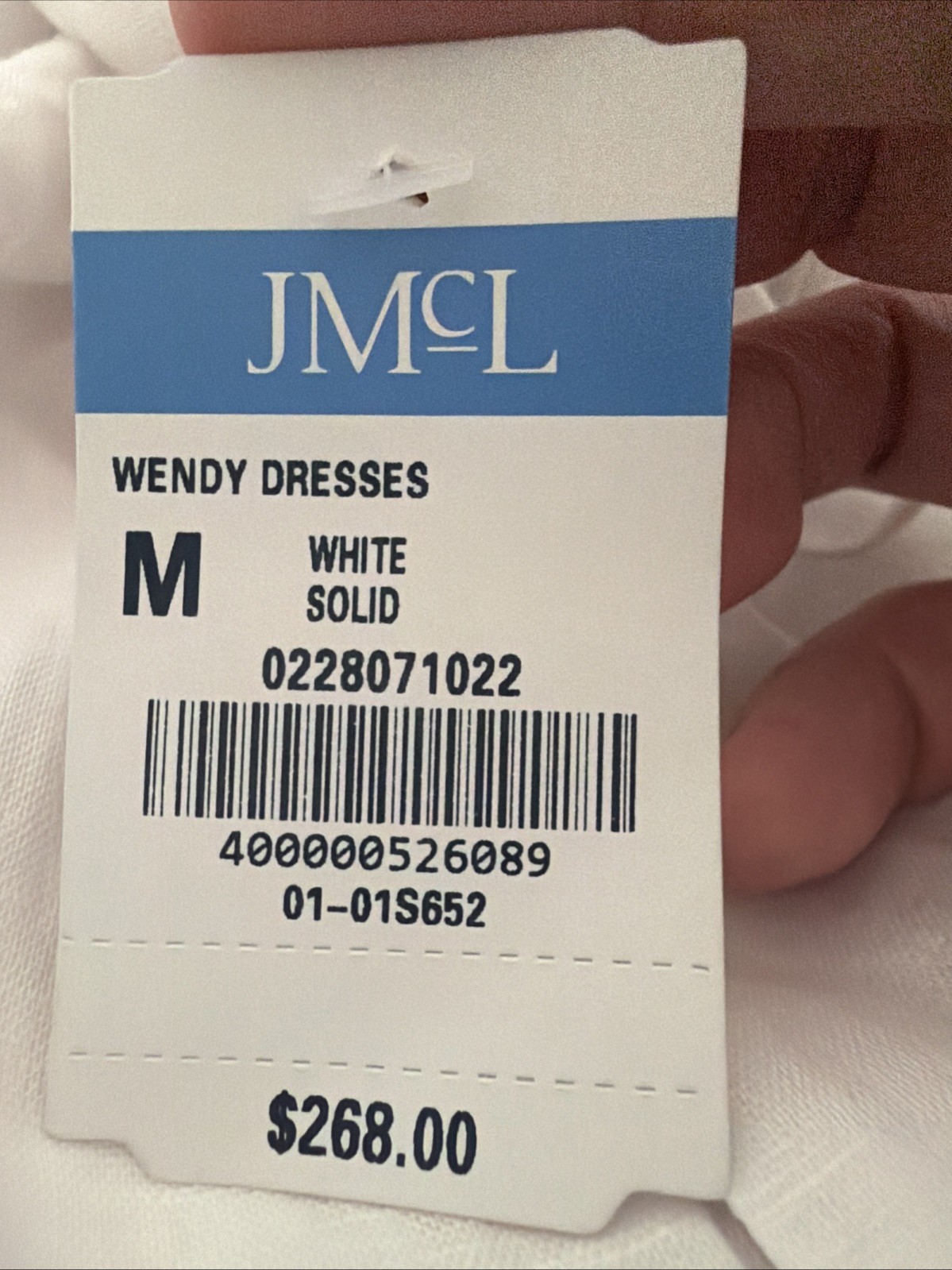 J. Mclaughlin Wendy Linen/ Cotton Midi Dress White Medium NWT* 03 448
