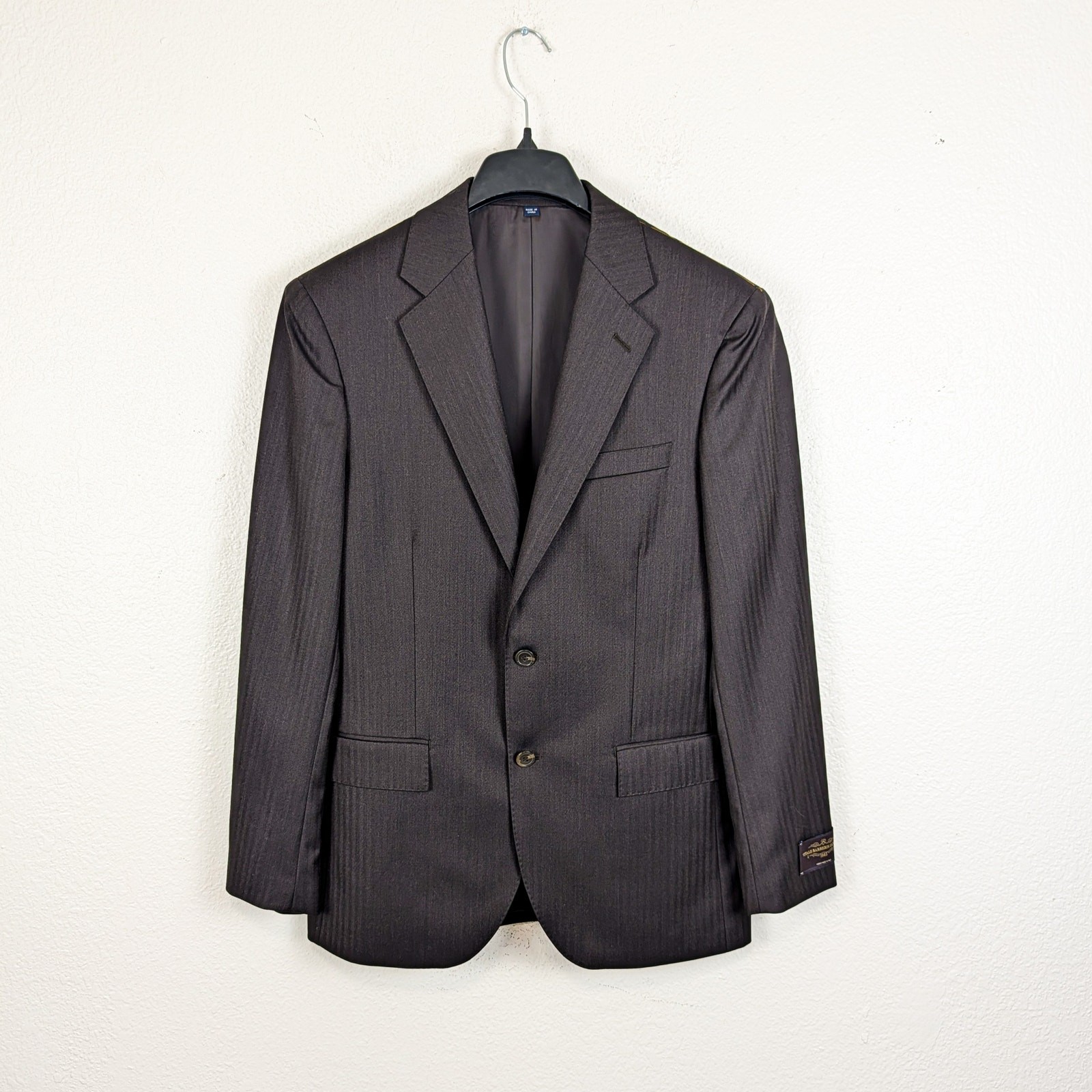 J.Crew Crosby Classic fit Suit Jacket Italy Wool herringbone 38R NWT $498