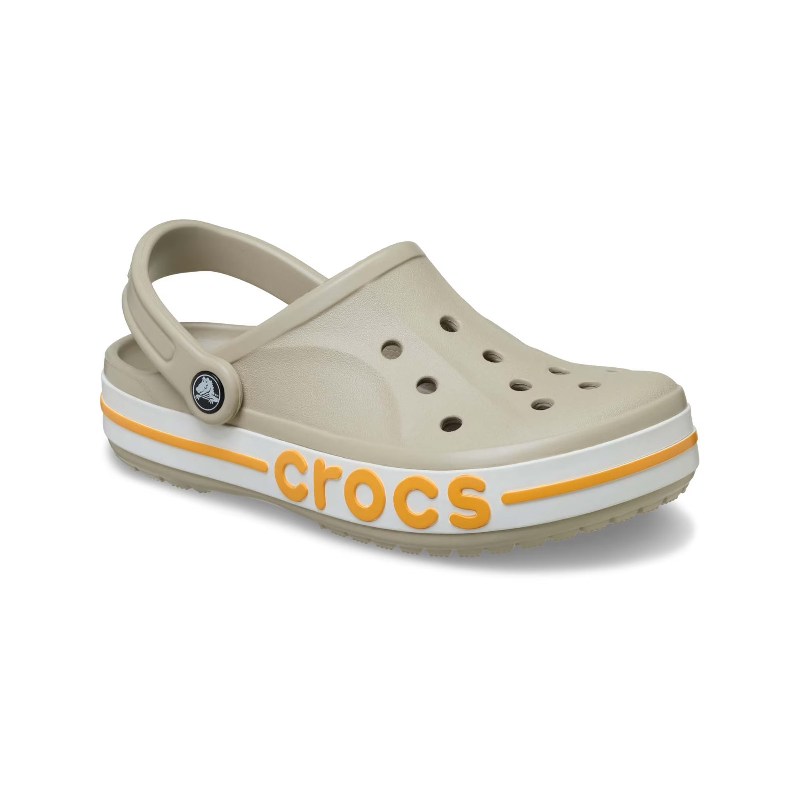 Crocs Unisex Bayaband Clog Men’s Women’s Lightweight Comfort Cobblestone Size US