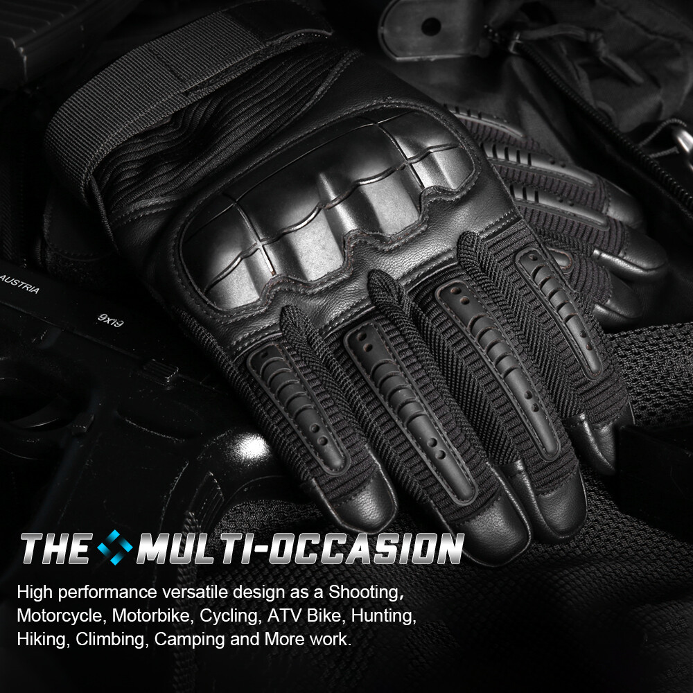 Touch Screen Motorcycle Full Finger Gloves Motorbike Riding Protective Gear Men