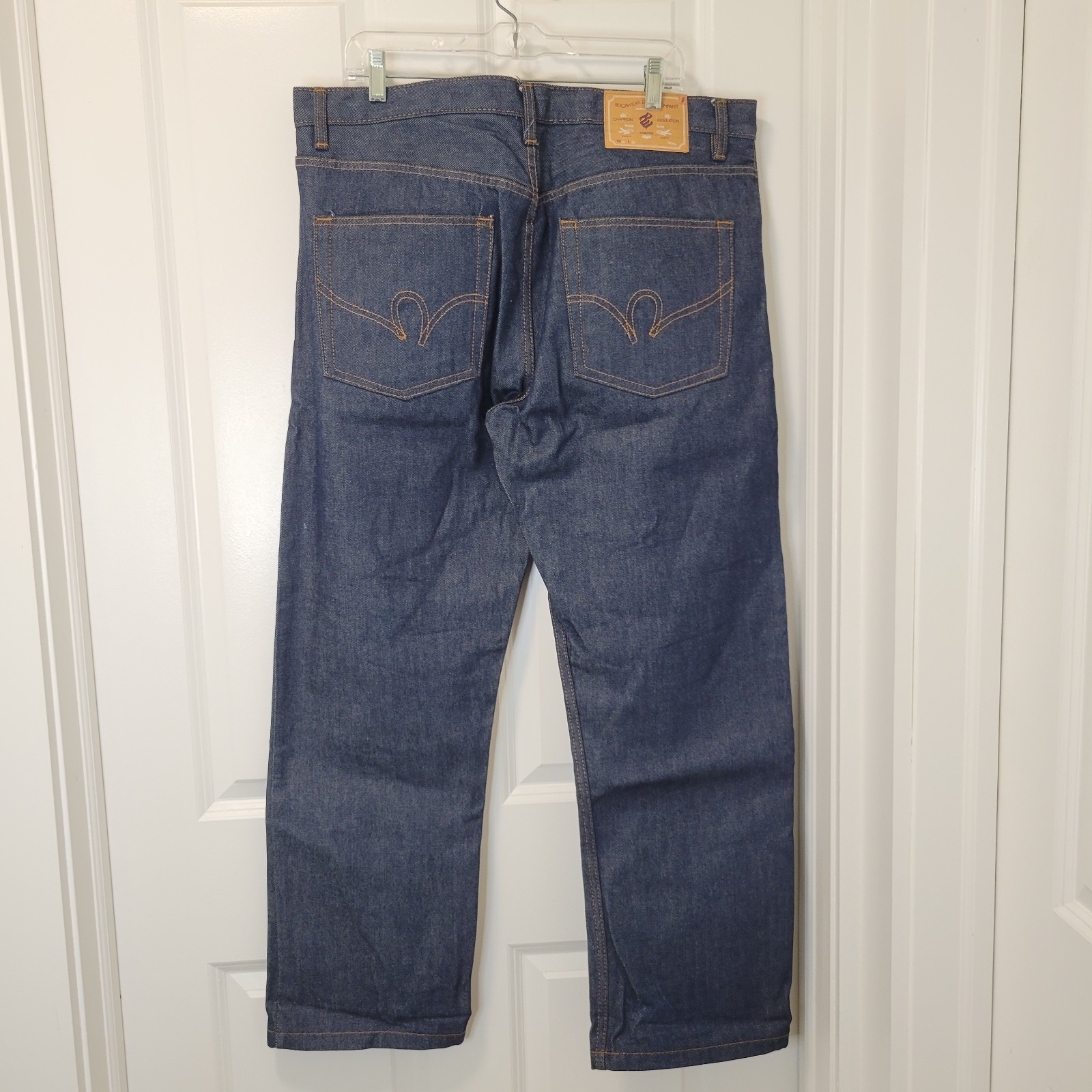 Rocawear Jeans Mens 36×30 Blue Button Fly Relaxed Skate Grunge Hip Hop 90s Y2K