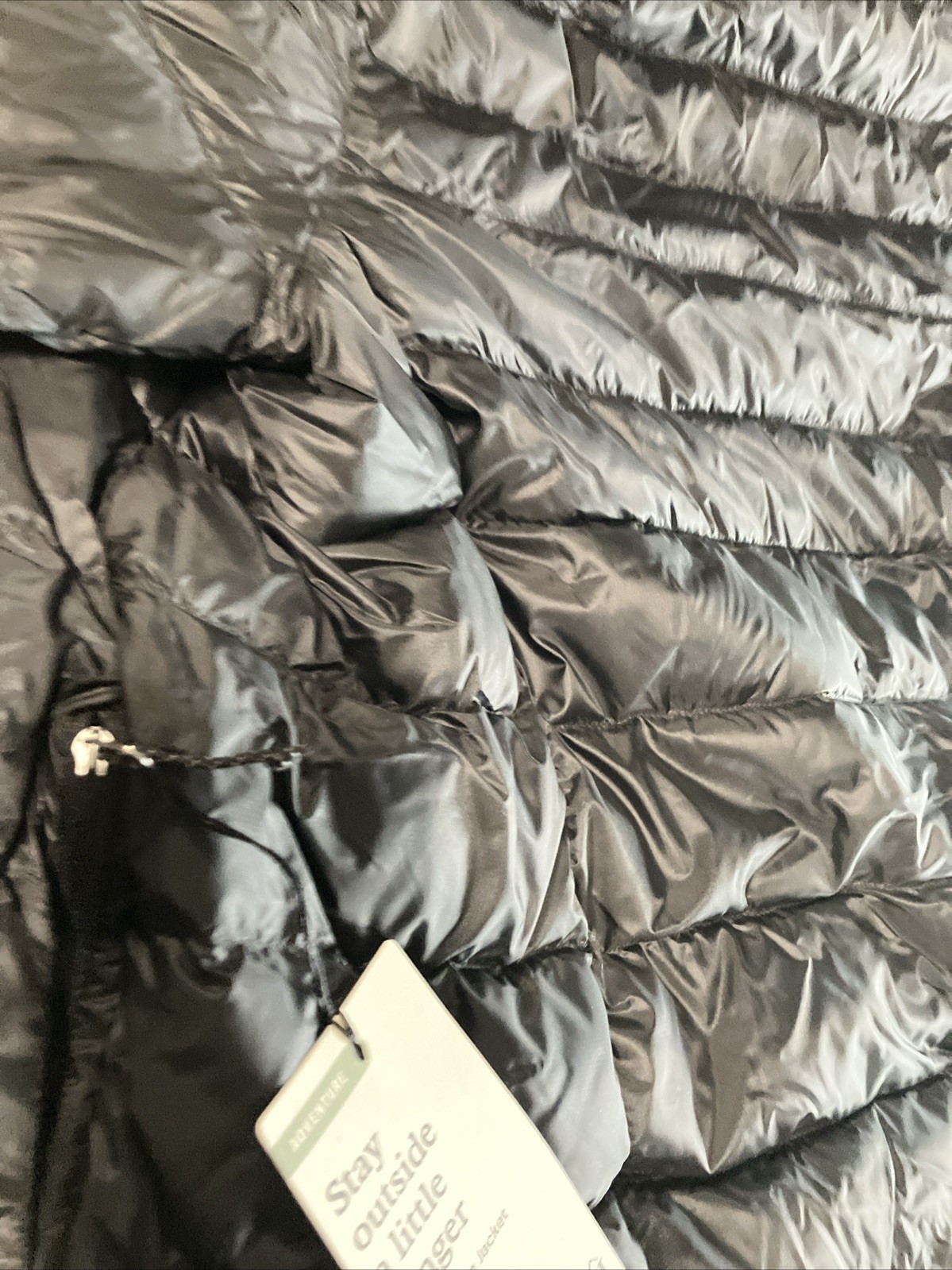 REI Coop 650 Down Jacket Men Lightweight Waterproof Quilted Pack Puffer Blk LG